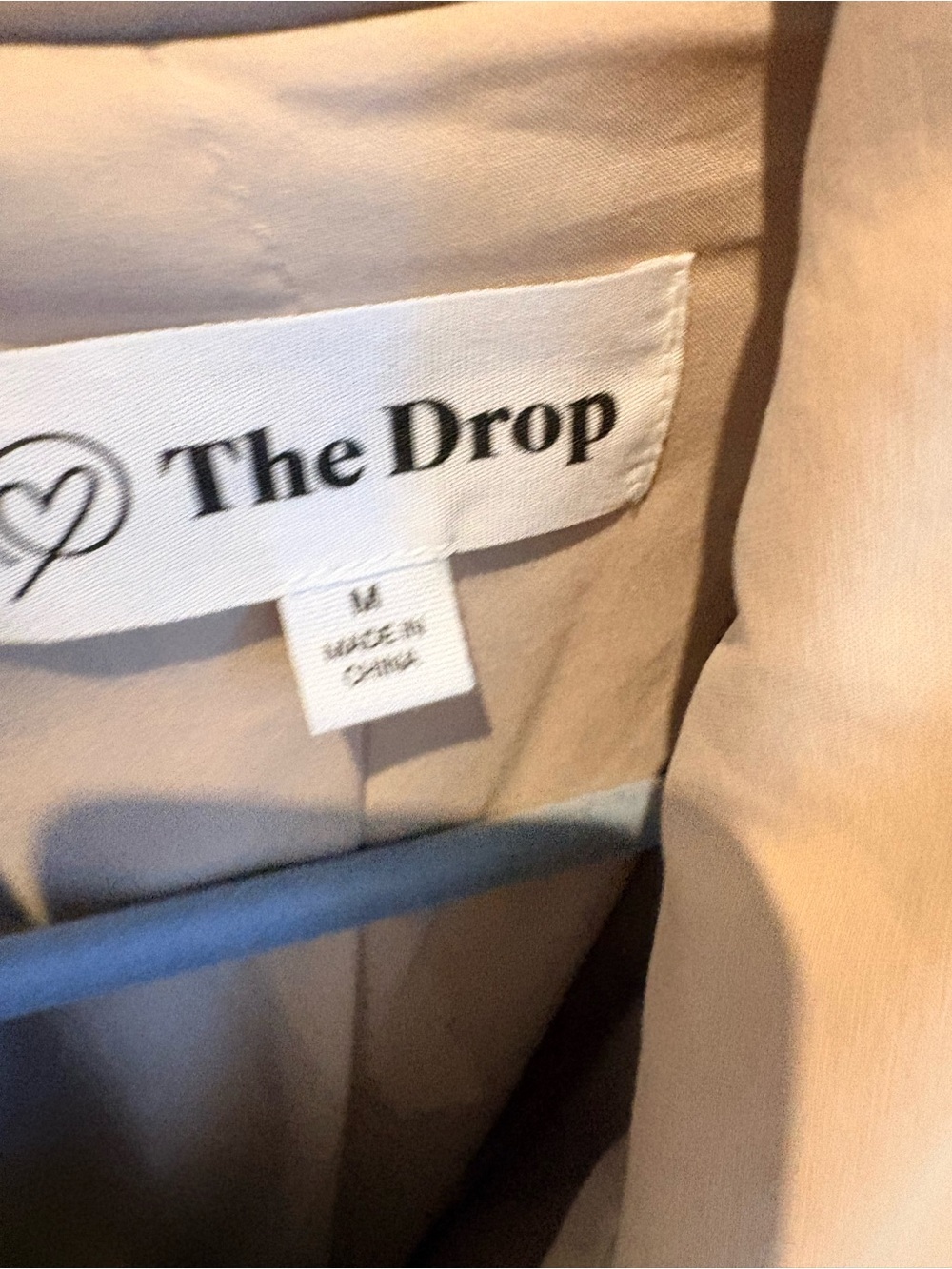 The Drop Mara cropped trench coat jacket M Medium women's - Picture 3 of 4